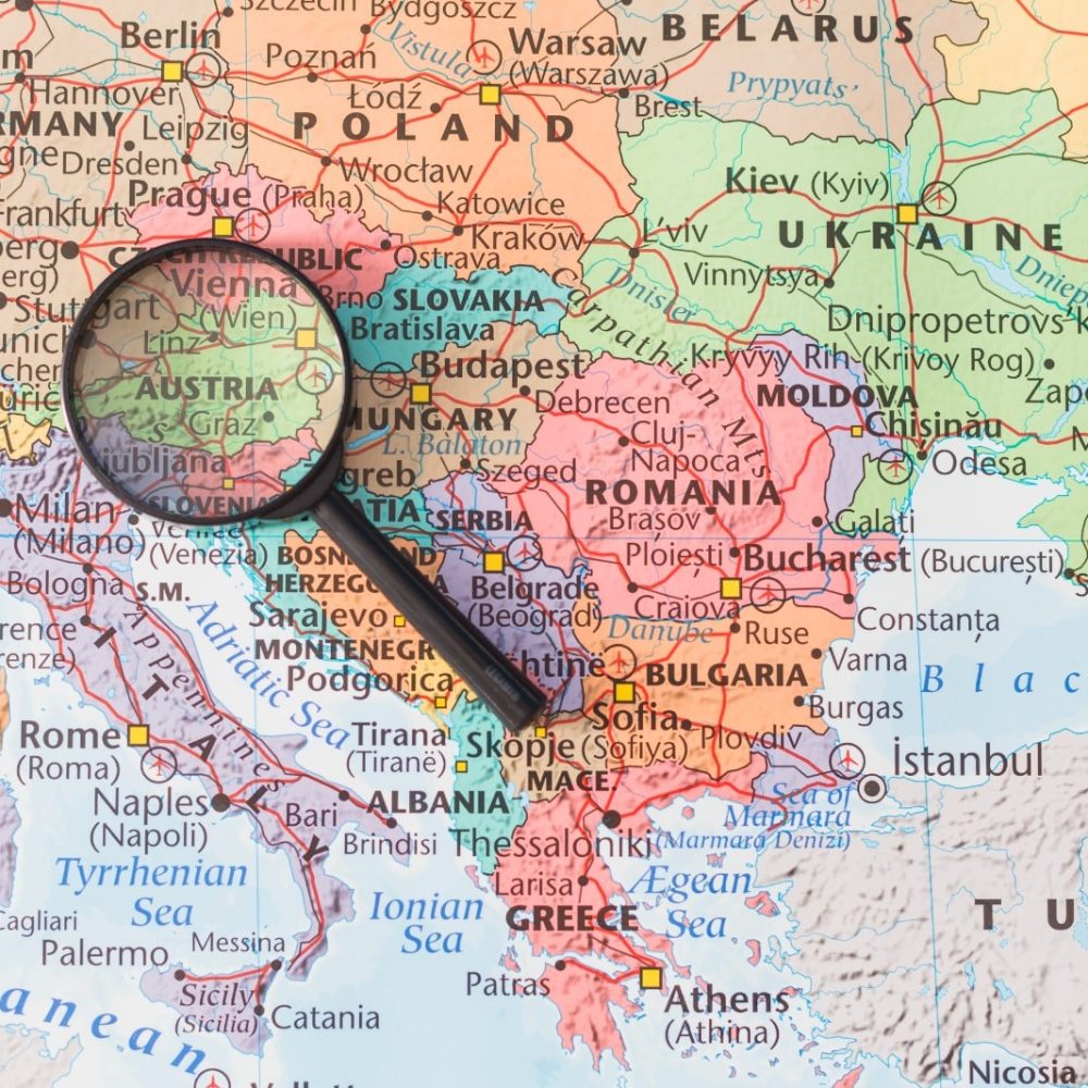 map of Balkans,the Balkans map
